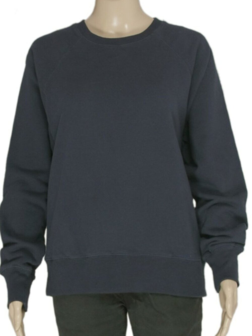Zadig And Voltaire Round Neck Long Sleeve Blue Sweatshirt Pullover Top L - Picture 4 of 4